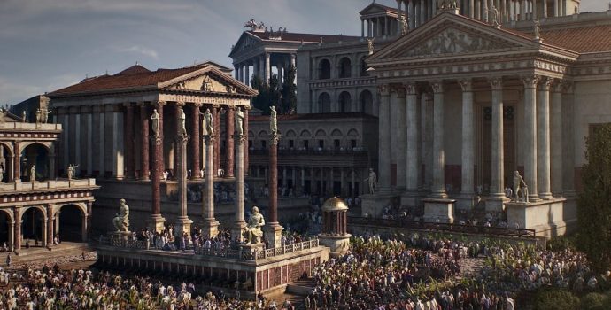 Reconstruction of the Roman forum